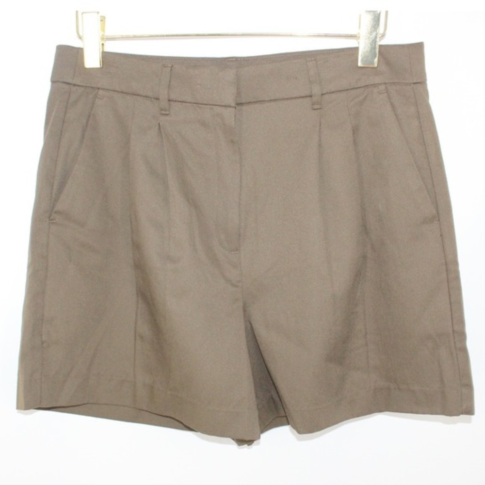 Old Navy Taylor Shorts Extra High Rise Adjustable Waist Size M Brown